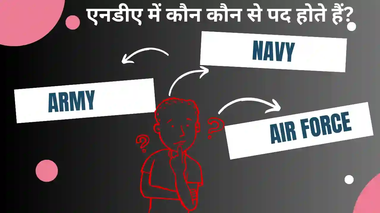 एनडीए में कौन कौन से पद होते हैं | NDA Post List In Hindi